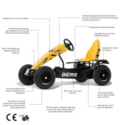 Веломобіль Berg XL B.Super Yellow - Зображення 2