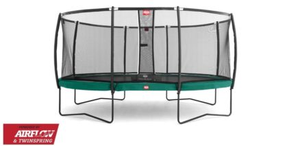 Батут Berg Grand Champion 520 Green з сіткою Deluxe - Зображення 2