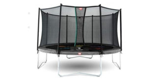 Батут Berg Favorit Grey Levels 430 з сіткою Comfort