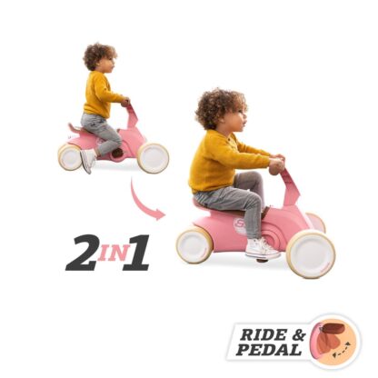Веломобіль Berg Go² Retro Pink - Зображення 12