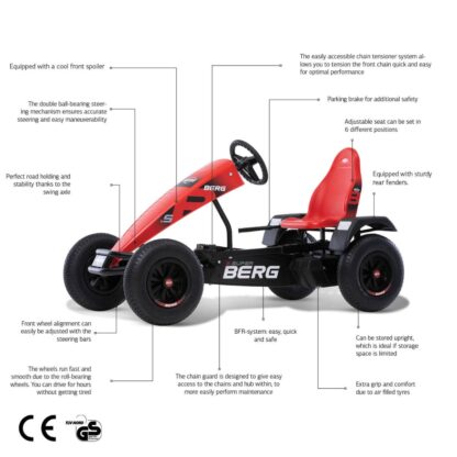 Веломобіль Berg XL B.Super Red BFR-3 - Зображення 2